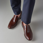 Sapato Social Loafer Matteo Whisky